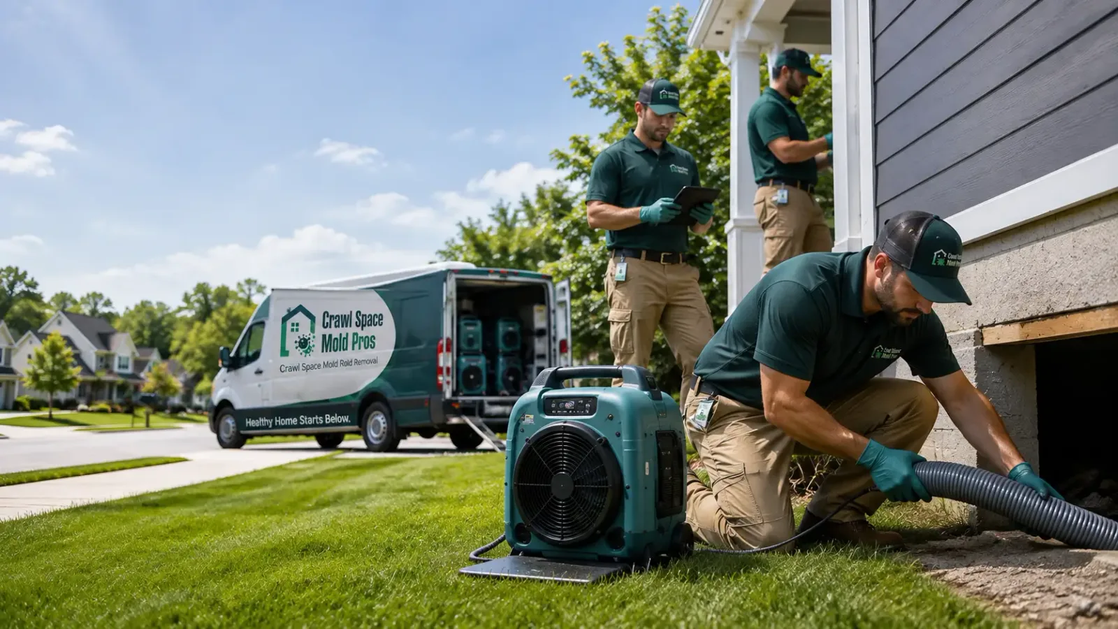 Crawl Space Mold Removal in Valleyford, WA
